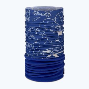 Detská multifunkčná šatka BUFF Polar carty ultramarine