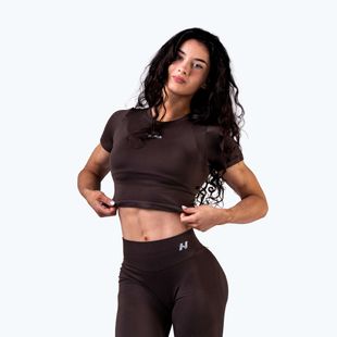 Dámske tréningové tielko  NEBBIA Power dark brown