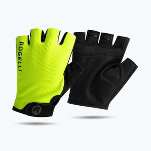 Detské cyklistické rukavice Rogelli Core Jr fluor yellow