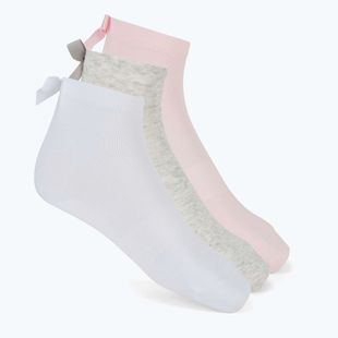 Detské ponožky SKECHERS Non Terry Anklet 3 páry pink