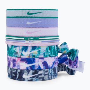 Nike Zmiešané gumičky do vlasov 9 ks fialové N0003537-510