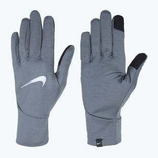 Pánske bežecké rukavice Nike Pacer Lightweight RG smoke grey/smoke grey/silver