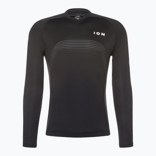 Pánsky cyklistický dres ION Traze Ls black 47222-5065
