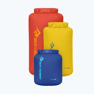 Súprava vodotesných vakov Sea to Summit Lightweight Dry Bag 3 pcs. 3, 5, 8 l surf the web/sulphur/spicy orange