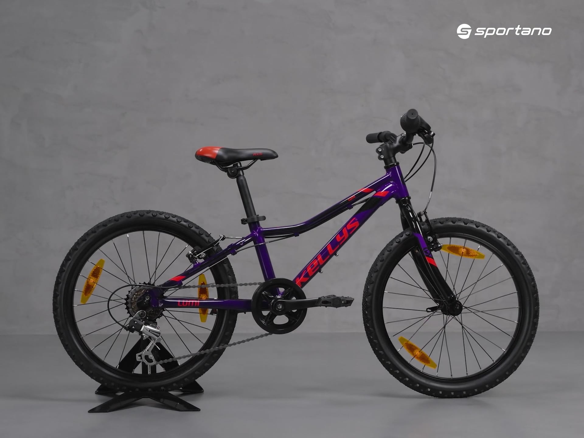 Detský bicykel Kellys Lumi 3 2" fialový 7239
